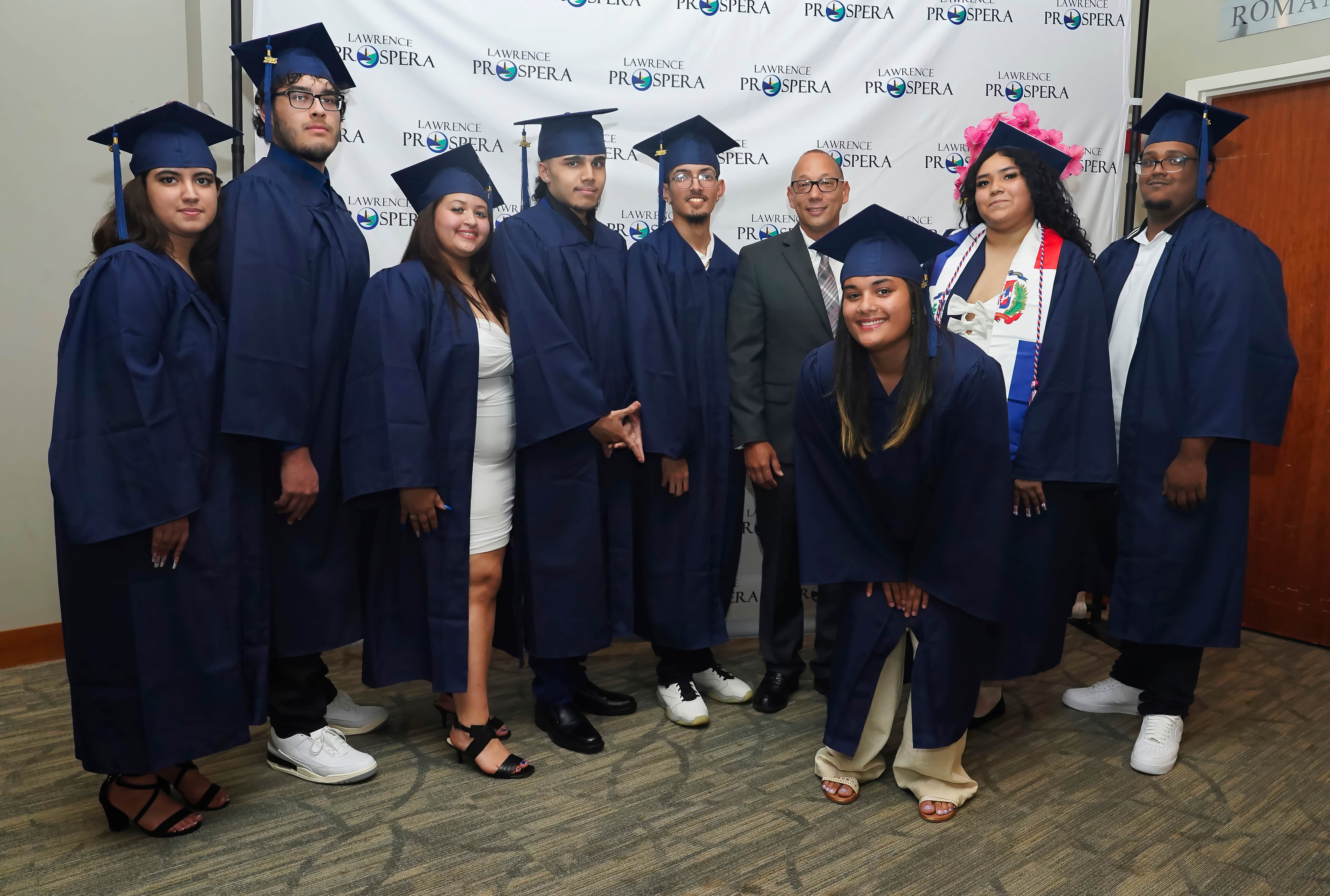 Program graduates celebrating their achievement